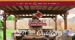 Desktop Screenshot of bobcatcustomoutdoors.com